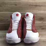 Jordan 13 Sneakers Burgundy Brown White