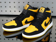Jordan 1 High Yellow and Black Sneakers