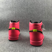 Air Jordan 1 Mid Sneakers Pink Black Volt AQ9131-600
