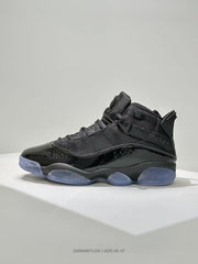 Jordan 6-4 Black High-Top Sneakers