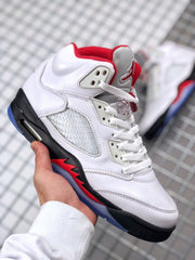 Jordan Air Jordan 5 Fire Red High-Top Sneakers