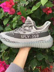 Yeezy 350 V2 Gray Knit Sneakers