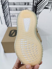 Yeezy 350 V2 Kids Sneakers in Grey and Orange