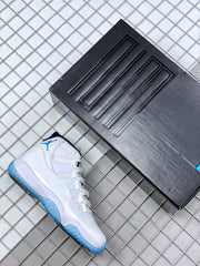 Jordan 11 Legend Blue Sneakers White Blue 378037-117