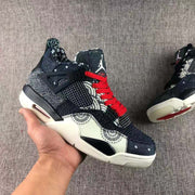 Jordan Air Jordan 4 SE Sashiko Sneakers Navy Black Red
