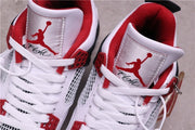Jordan Air Jordan 4 Retro White Red Black Sneakers