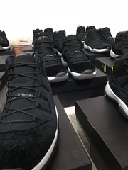Jordan 11 Black Velvet High-Top Sneakers