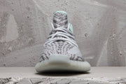 Yeezy 350 V2 Knit Sneakers in Gray and Mint