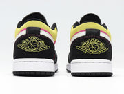 Jordan 1 Low Yellow Pink Black Sneakers CW5564-001