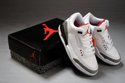 Jordan Air Jordan 3 White Black High-Top Sneakers