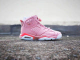 Jordan Air Jordan 6 Pink High-Top Sneakers