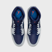 Nike Air Jordan 1 - Mid Blue Void / Pure Platinum / Summit White / Hot Lava / Photo Blue