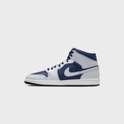 Nike Air Jordan 1 - Mid Blue Void / Pure Platinum / Summit White / Hot Lava / Photo Blue