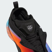 Men's Adidas D.O.N. Issue 7 - Core Black / Lucid Orange / Silver Metallic