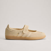 adidas Samba Jane Shoes Color: SANSTR/SANSTR/GOLDMT Style: HQ9496