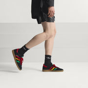 Men's Adidas Handball Spezial Jamaica - Core Black / Pure Ruby / Bold Gold