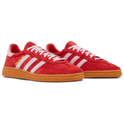 Adidas Originals Women's Bright Red/Clear Pink Handball Spezial Sneakers, IE5894