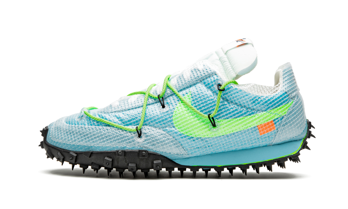Nike Waffle Racer Off-White Vivid Sky (Women's)