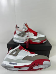 Jordan Dub Zero Red White Gray Basketball Sneakers 311046-160