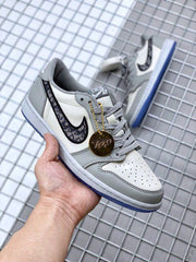 Dior x Air Jordan 1 Low Sneakers CN8608-002 Grey