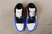 Jordan 1 High Blue Orange White Sneakers 852542-146