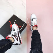 Jordan Air Jordan 4 Pale Citron Sneakers White Black Red