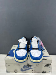 Jordan 1 Low Travis Scott Fragment Blue White DM7866-141