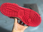 Nike Dunk Low LTHR / OW Red Gray Sneakers CT0856-600