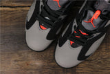 Air Jordan 6 Paris Sneakers in Black, Grey and Bright Red