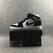 Air Jordan 1 Mid Sneakers Black White Mint BQ6931-103