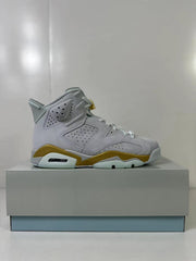 Jordan Air Jordan 6 High Sneakers White Gold Glacier Blue DQ4914-074