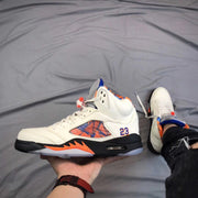 Jordan Air Jordan 5 International Flight White Orange Blue Sneakers