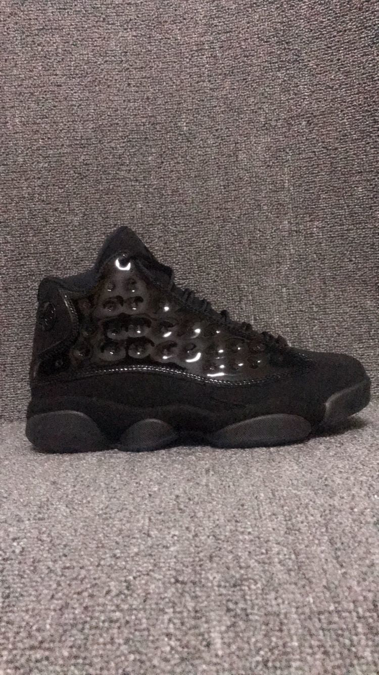 Air Jordan 13 Retro Cap and Gown Black Sneakers