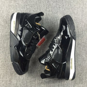 Jordan Air Jordan 4 Black Glossy Sneakers