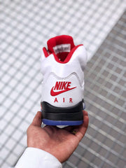 Jordan Air Jordan 5 Fire Red High-Top Sneakers