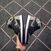 Air Jordan 1 High Shadow Black and Grey Sneakers