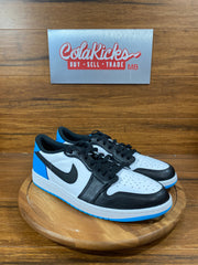 Jordan 1 Retro Low OG Black Dark Powder Blue