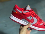 Nike Dunk Low LTHR / OW Red Gray Sneakers CT0856-600