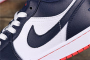 Air Jordan 1 Low Midnight Navy White 553558-481 Sneakers