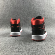 Air Jordan 1 Mid Sneakers Black Red White BQ6472-600