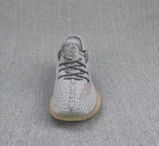 Yeezy 350 V2 Kids Sneakers Grey and Coral