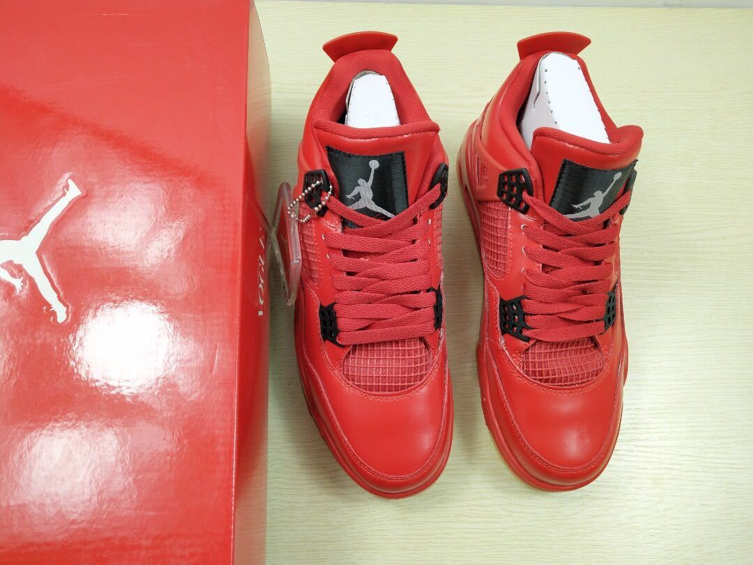 Air Jordan 4 Singles Day Red Sneakers AV3914-600