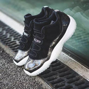 Jordan 11 Retro Low Barons Black White Sneakers