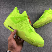 Jordan Air Jordan 4 Woven Sneakers Fluorescent Green