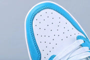 Jordan 1 Low SB UNC Blue and White Sneakers 401