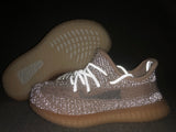 Adidas Yeezy Boost 350 V2 Kids Sneakers Silver Pink