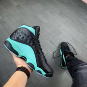 Air Jordan 13 Island Green Sneakers Black Turquoise