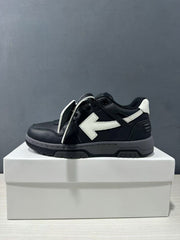Off-White Out Of Office Low-Top Sneakers Black White OWIA189C99LEA0061001