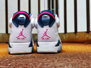 Jordan Air Jordan 6 Tie-Dye White Blue Pink Sneakers