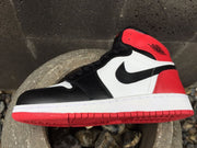 Jordan 1 High Sneakers Black White Red